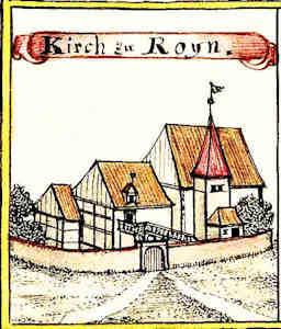 Kirch zu Royn - Koci, widok oglny